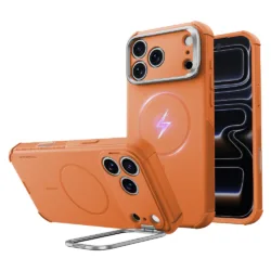 ESR รุ่น Cyber Tough Stash Stand (Camera Control) - เคส iPhone 18 Pro Max / 17 Pro Max - สี Orange