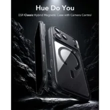 ESR รุ่น Classic Hybrid (Camera Control) - เซ็ตเคส iPhone 18 Pro / 17 Pro - สี Clear Black - Image 2