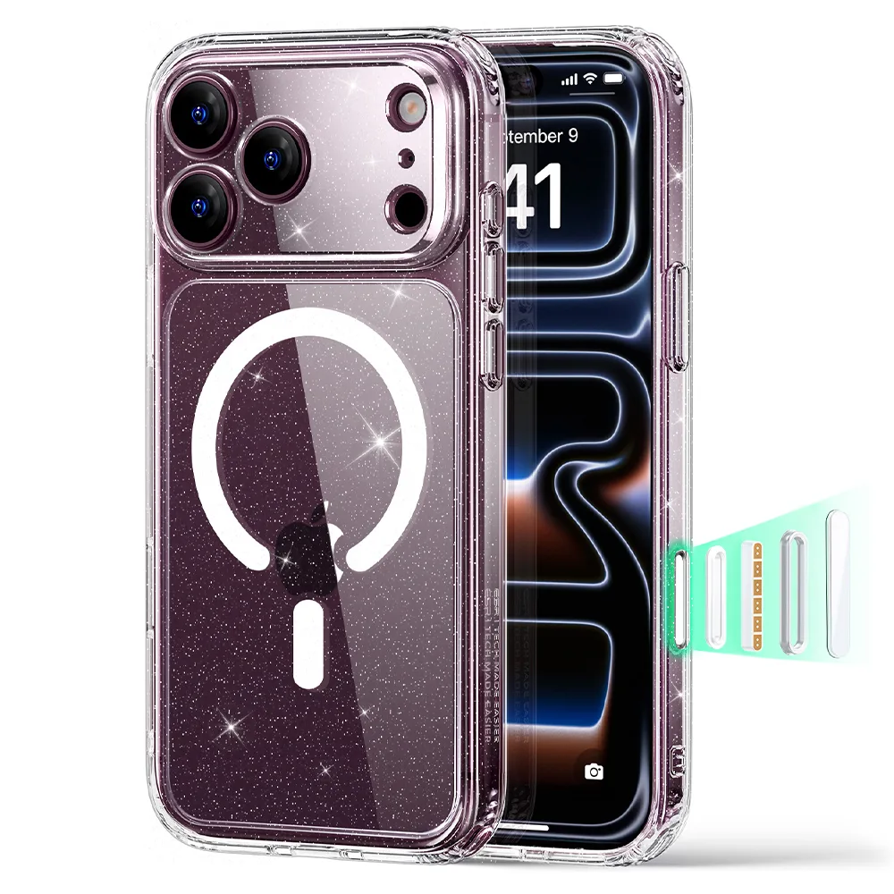 ESR รุ่น Classic Hybrid (Camera Control) - เคส iPhone 18 Pro / 17 Pro - สี Shimmer 1 ESR รุ่น Classic Hybrid (Camera Control) - เคส iPhone 18 Pro / 17 Pro - สี Shimmer