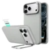 ESR รุ่น Leather Stash Stand (Camera Control) - เคส iPhone 18 Pro / 17 Pro - สี Grey