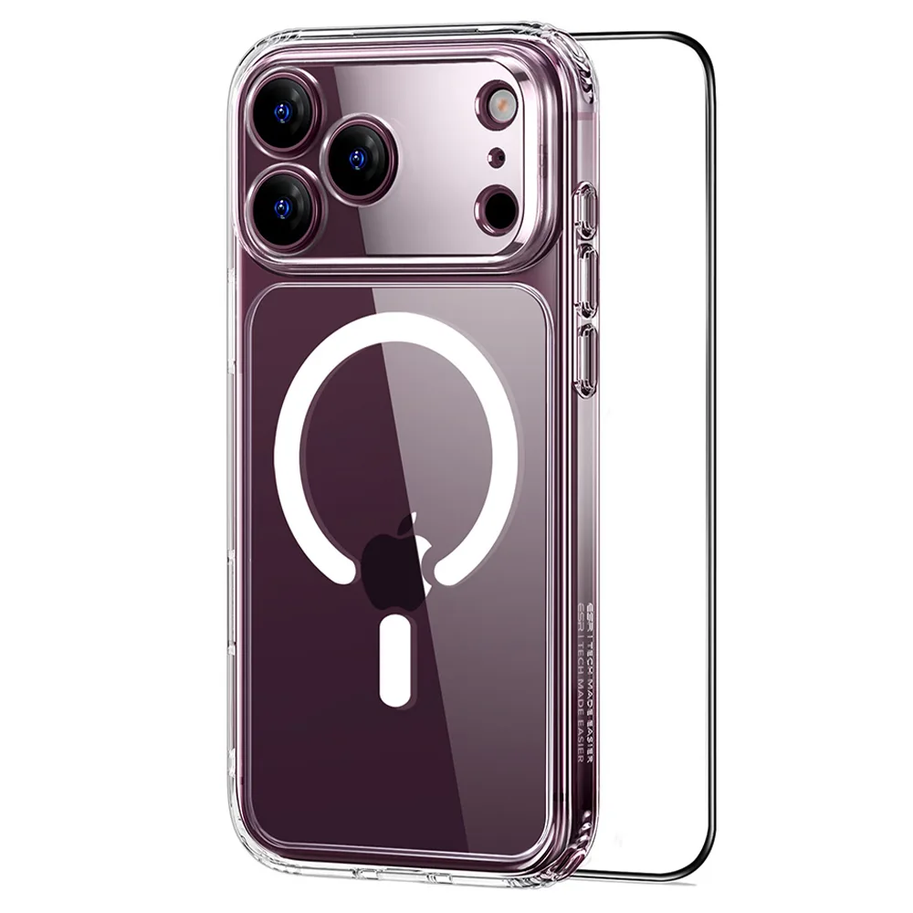 ESR รุ่น Classic Hybrid (Camera Control) - เซ็ตเคส iPhone 18 Pro Max / 17 Pro Max - สี Clear 1 ESR รุ่น Classic Hybrid (Camera Control) - เซ็ตเคส iPhone 18 Pro Max / 17 Pro Max - สี Clear