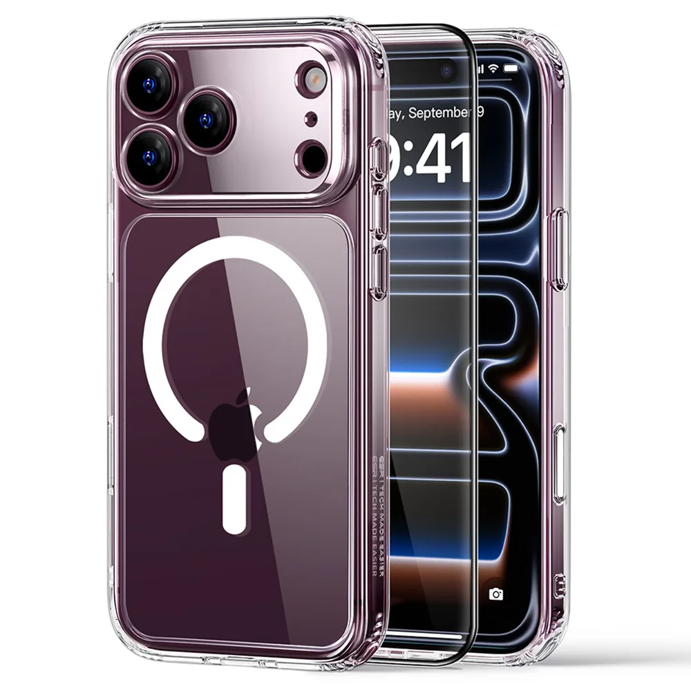 ESR รุ่น Classic Hybrid (Camera Control) - เซ็ตเคส iPhone 18 Pro Max / 17 Pro Max - สี Clear 2 ESR รุ่น Classic Hybrid (Camera Control) - เซ็ตเคส iPhone 18 Pro Max / 17 Pro Max - สี Clear - Image 2