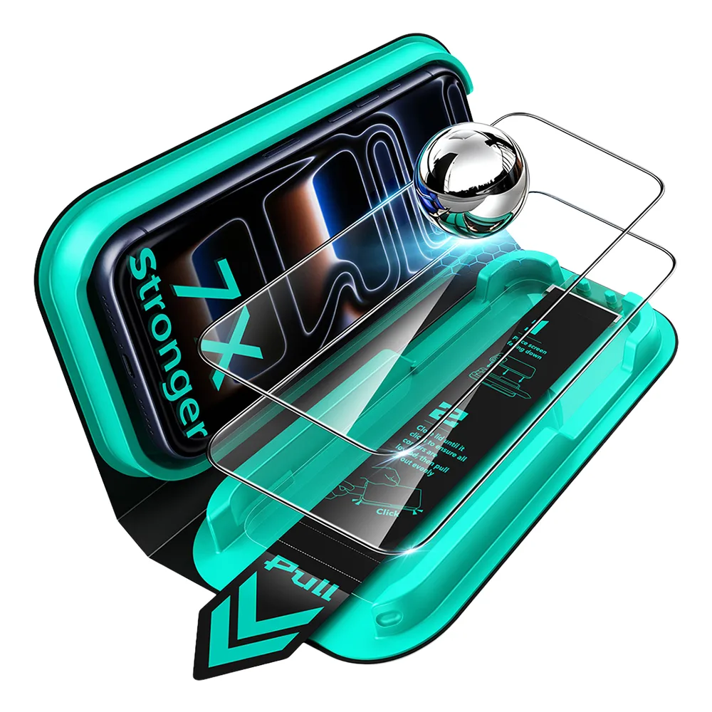 ESR รุ่น UltraFit Armorite® Screen Protector - ฟิล์มกระจก iPhone 18 Pro (แพ็ค 2 ชิ้น) 8 ESR รุ่น UltraFit Armorite® Screen Protector - ฟิล์มกระจก iPhone 18 Pro (แพ็ค 2 ชิ้น) - Image 8