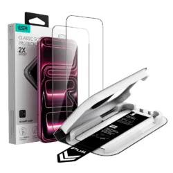 ESR รุ่น UltraFit Classic Screen Protector – ฟิล์มกระจก iPhone 18 Pro Max (แพ็ค 2 ชิ้น)