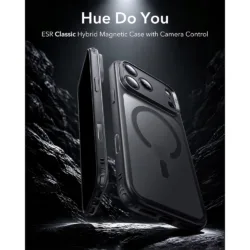 ESR รุ่น Classic Hybrid (Camera Control) - เคส iPhone 18 Pro / 17 Pro - สี Frosted Black 7 ESR รุ่น Classic Hybrid (Camera Control) - เคส iPhone 18 Pro / 17 Pro - สี Frosted Black