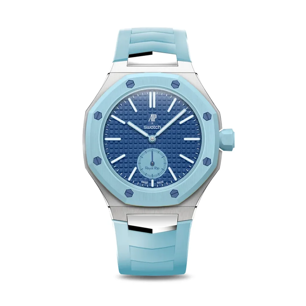 Golden Concept รุ่น Royal Sport Edition - เซ็ตสายนาฬิกา - สี LAN BA (ใช้คู่กับ Royal Pop Swatch x AP) 2 Golden Concept รุ่น Royal Sport Edition - เซ็ตสายนาฬิกา - สี LAN BA (ใช้คู่กับ Royal Pop Swatch x AP) - Image 2