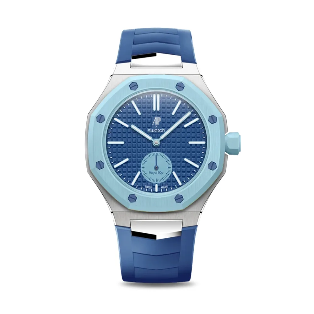 Golden Concept รุ่น Royal Sport Edition - เซ็ตสายนาฬิกา - สี LAN BA (ใช้คู่กับ Royal Pop Swatch x AP) 3 Golden Concept รุ่น Royal Sport Edition - เซ็ตสายนาฬิกา - สี LAN BA (ใช้คู่กับ Royal Pop Swatch x AP) - Image 3