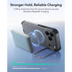 ESR รุ่น Cyber Tough Stash Stand (Camera Control) - เคส iPhone 18 Pro Max / 17 Pro Max - สี Grey 14 ESR รุ่น Cyber Tough Stash Stand (Camera Control) - เคส iPhone 18 Pro Max / 17 Pro Max - สี Grey