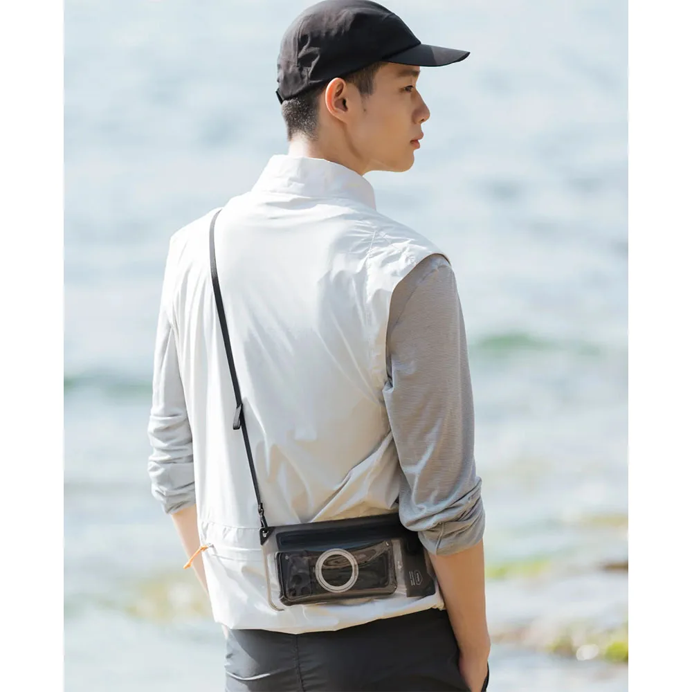 Bitplay รุ่น AquaSeal 2-Way Phone Pouch - ซองกันน้ำ - สี Cement Grey 10 Bitplay รุ่น AquaSeal 2-Way Phone Pouch - ซองกันน้ำ - สี Cement Grey - Image 10