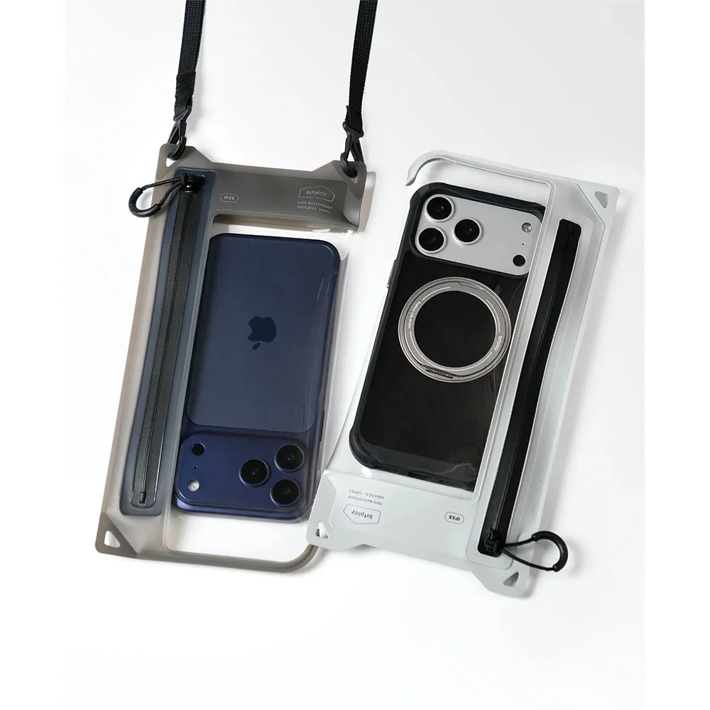 Bitplay รุ่น AquaSeal 2-Way Phone Pouch - ซองกันน้ำ - สี Cement Grey 3 Bitplay รุ่น AquaSeal 2-Way Phone Pouch - ซองกันน้ำ - สี Cement Grey - Image 3