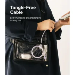 Ringke รุ่น Fast Charging Pastel Cable สายชาร์จ C-to-C 60W ยาว 1.2m - สี Purple