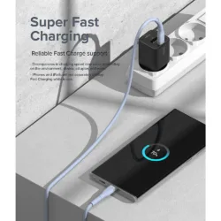 Ringke รุ่น Fast Charging Pastel Cable สายชาร์จ C-to-Lightning 20W ยาว 2m - สี Blue