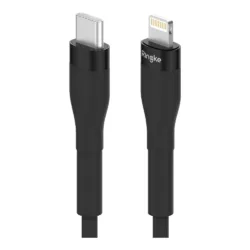 Ringke รุ่น Fast Charging Pastel Cable สายชาร์จ C-to-Lightning 20W ยาว 1.2m - สี Black
