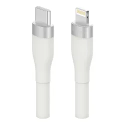 Ringke รุ่น Fast Charging Pastel Cable สายชาร์จ C-to-Lightning 20W ยาว 2m - สี White