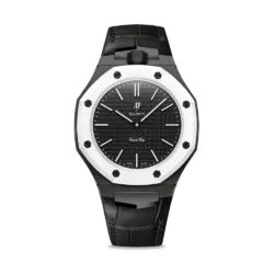 Golden Concept รุ่น Royal Alligator - สายนาฬิกา - สี Black (ใช้คู่กับ Royal Pop Swatch x AP)