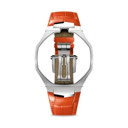 Golden Concept รุ่น Royal Alligator - สายนาฬิกา - สี Orange (ใช้คู่กับ Royal Pop Swatch x AP) 3 Golden Concept รุ่น Royal Alligator - สายนาฬิกา - สี Orange (ใช้คู่กับ Royal Pop Swatch x AP)