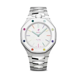Golden Concept รุ่น Royal Evening - สายนาฬิกา - สี Silver (ใช้คู่กับ Royal Pop Swatch x AP)