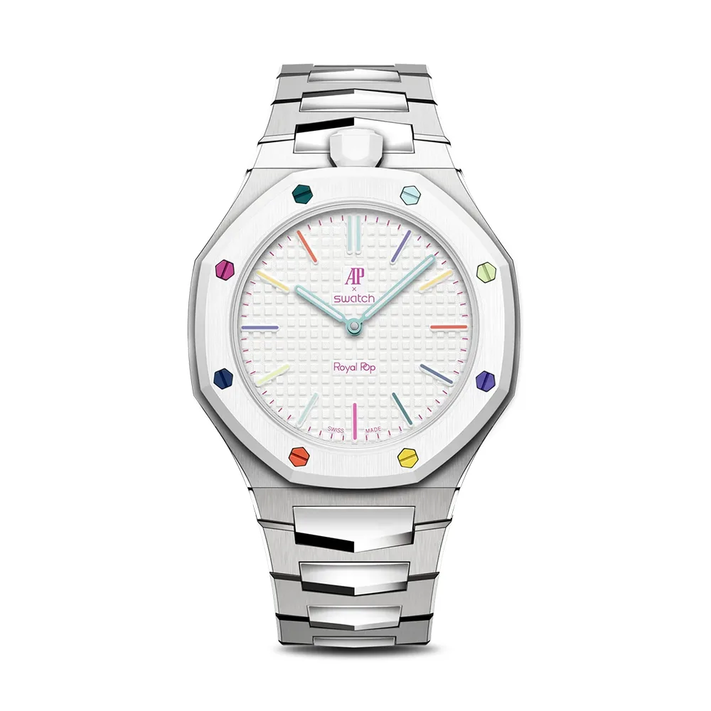 Golden Concept รุ่น Royal Evening - สายนาฬิกา - สี Silver (ใช้คู่กับ Royal Pop Swatch x AP) 1 Golden Concept รุ่น Royal Evening - สายนาฬิกา - สี Silver (ใช้คู่กับ Royal Pop Swatch x AP)
