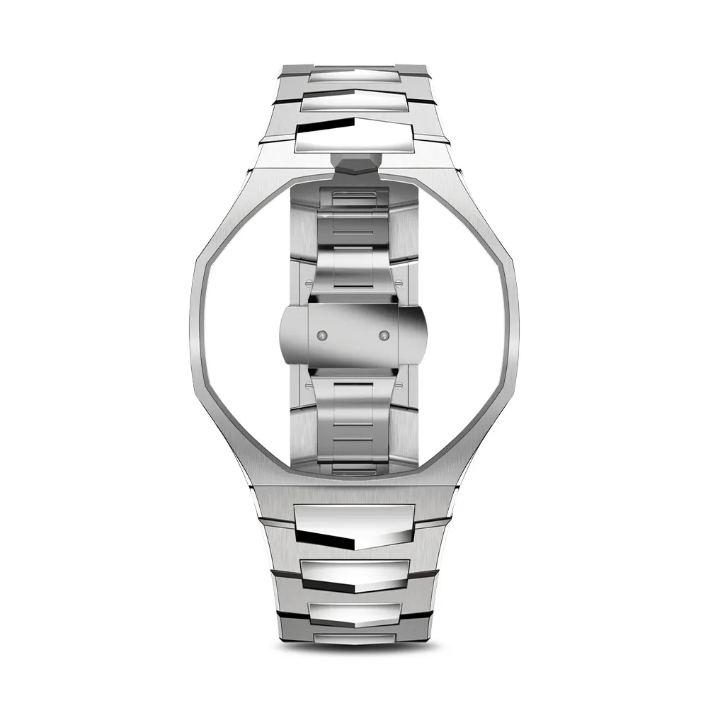Golden Concept รุ่น Royal Evening - สายนาฬิกา - สี Silver (ใช้คู่กับ Royal Pop Swatch x AP) 2 Golden Concept รุ่น Royal Evening - สายนาฬิกา - สี Silver (ใช้คู่กับ Royal Pop Swatch x AP) - Image 2