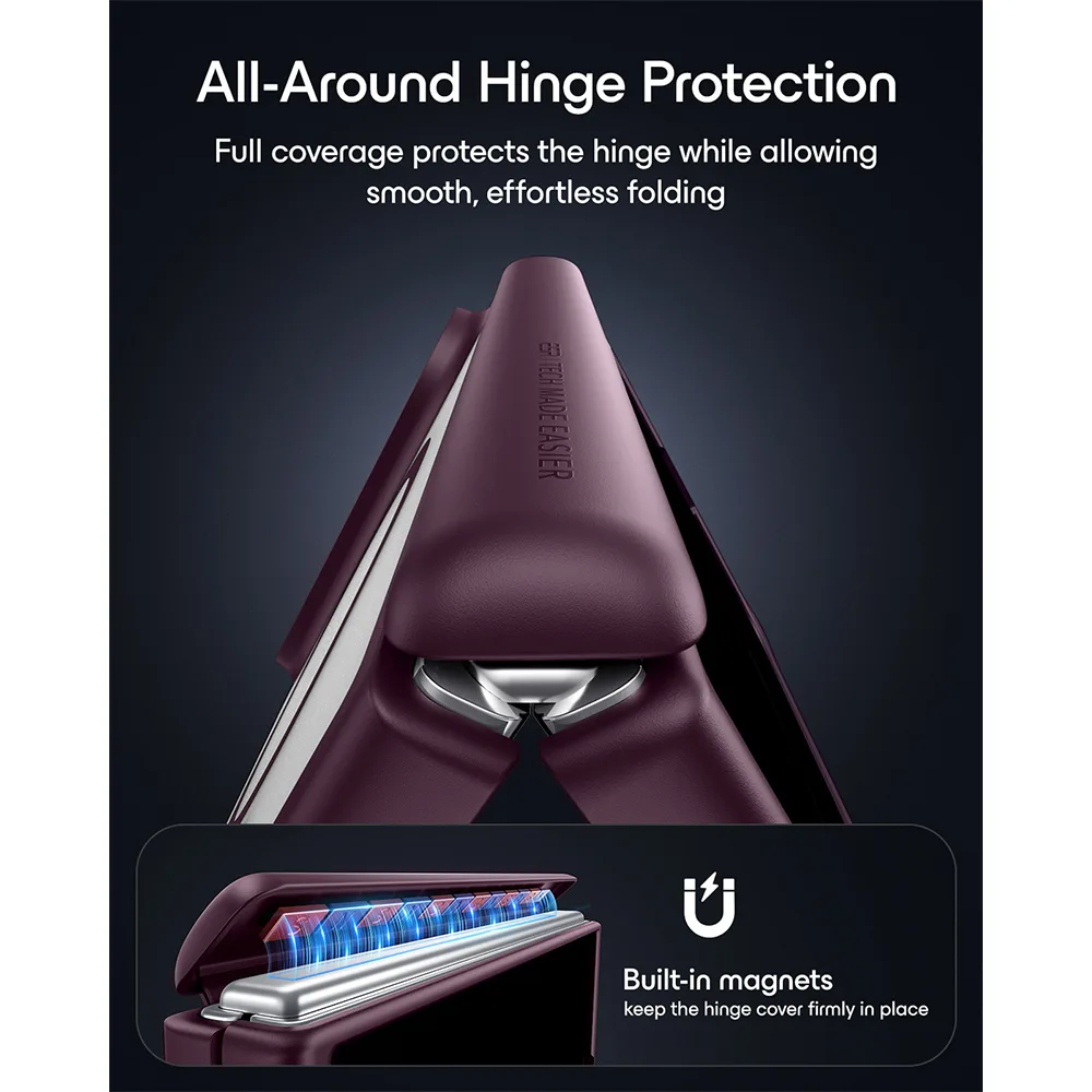ESR รุ่น Classic Hybrid (Camera Control) - เคส iPhone Duo - สี Deep Burgundy - Image 4