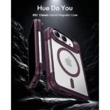 ESR รุ่น Classic Hybrid (Camera Control) - เคส iPhone Duo - สี Deep Burgundy - Image 2
