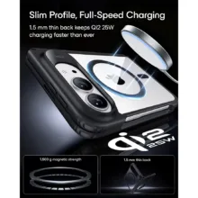 ESR รุ่น Classic Hybrid (Camera Control) - เคส iPhone Duo - สี Clear Black - Image 5