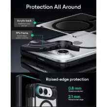 ESR รุ่น Classic Hybrid (Camera Control) - เคส iPhone Duo - สี Clear Black - Image 3