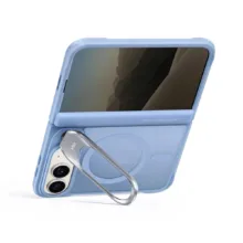 ESR รุ่น Classic Hybrid Stash Stand (Camera Control) - เคส iPhone Duo - สี Frosted Light Blue - Image 3