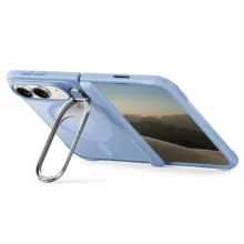 ESR รุ่น Classic Hybrid Stash Stand (Camera Control) - เคส iPhone Duo - สี Frosted Light Blue - Image 2