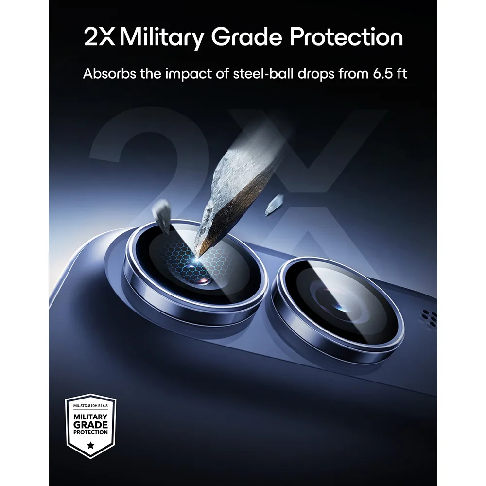 ESR รุ่น Armorite Camera Lens - กระจกเลนส์กล้อง iPhone Duo - Image 8
