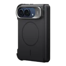 ESR รุ่น Cyber Tough Stash Stand (Camera Control) - เคส iPhone Duo - สี Black