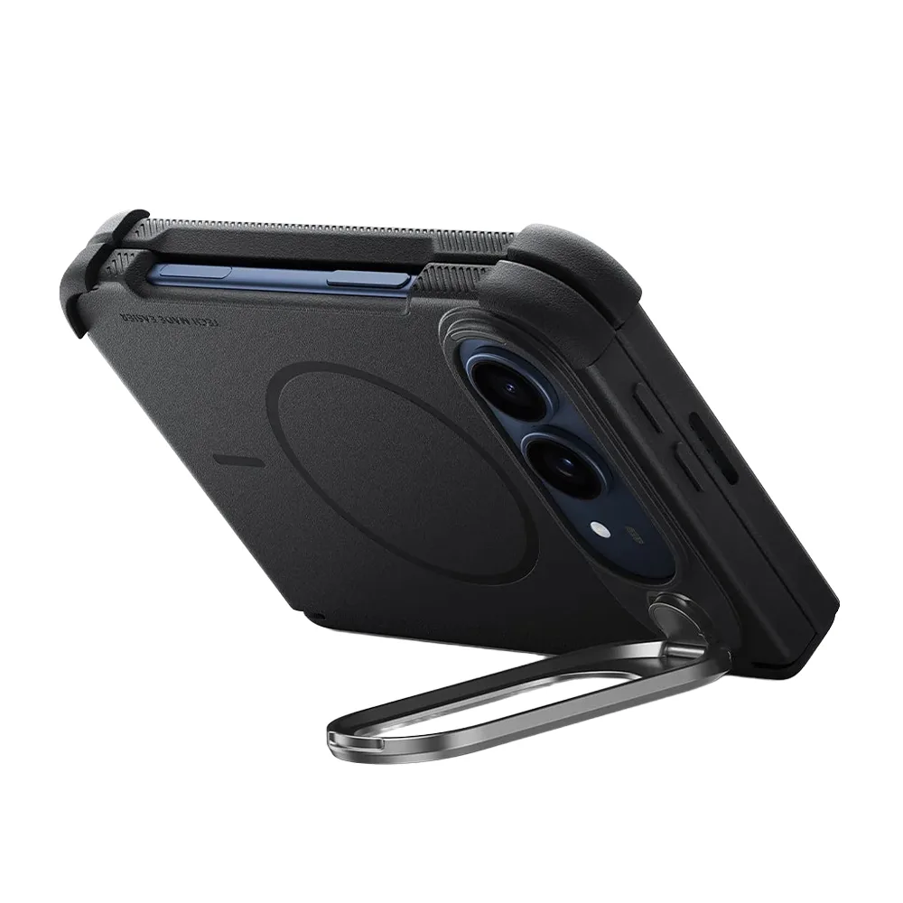ESR รุ่น Cyber Tough Stash Stand (Camera Control) - เคส iPhone Duo - สี Black - Image 2