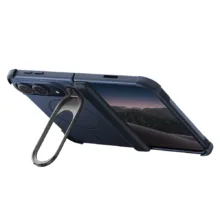ESR รุ่น Cyber Tough Stash Stand (Camera Control) - เคส iPhone Duo - สี Navy Blue - Image 3