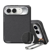 ESR รุ่น Leather Stash Stand (Camera Control) - เคส iPhone Duo - สี Black