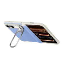 ESR รุ่น Leather Stash Stand (Camera Control) - เคส iPhone Duo - สี Light Blue - Image 3