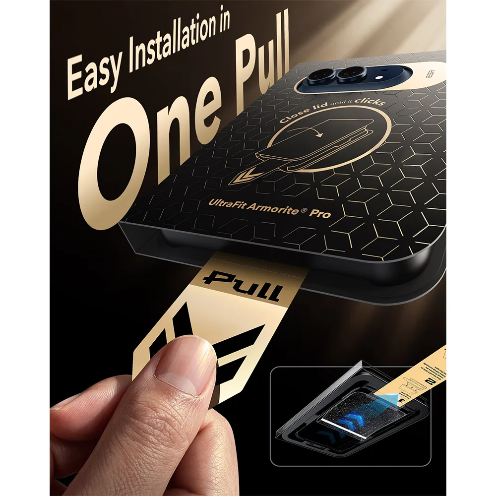 ESR รุ่น UltraFit Armorite® Pro Screen Protector - ฟิล์มกระจก iPhone Duo - Image 4