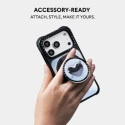 Casetify รุ่น Ultra Impact Canvas Glitter Case - เคส iPhone 18 Pro Max / 17 Pro Max - ลาย Glitter Purple on Black 9 Casetify รุ่น Ultra Impact Canvas Glitter Case - เคส iPhone 18 Pro Max / 17 Pro Max - ลาย Glitter Purple on Black