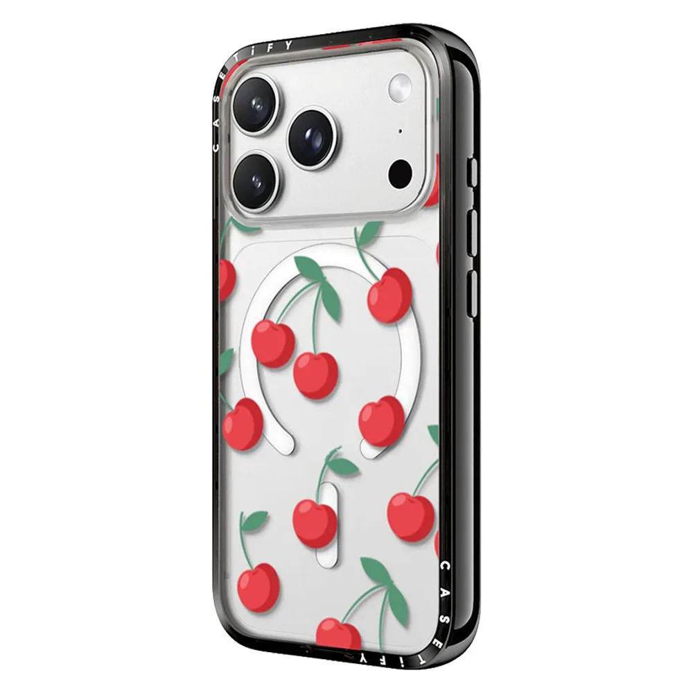 Casetify รุ่น Compact Case - เคส iPhone 18 Pro - ลาย Cherries 2 Casetify รุ่น Compact Case - เคส iPhone 18 Pro - ลาย Cherries - Image 2