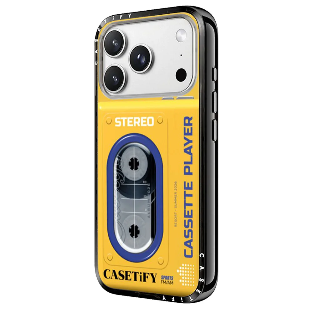 Casetify รุ่น Compact Case - เคส iPhone 18 Pro Max - ลาย Cassette Player 2 Casetify รุ่น Compact Case - เคส iPhone 18 Pro Max - ลาย Cassette Player - Image 2