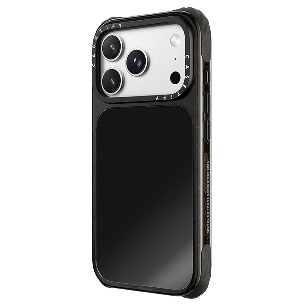 Casetify รุ่น Ultra Impact Canvas Mirror Case - เคส iPhone 18 Pro / 17 Pro - สี Black/Glossy Black 2 Casetify รุ่น Ultra Impact Canvas Mirror Case - เคส iPhone 18 Pro / 17 Pro - สี Black/Glossy Black - Image 2
