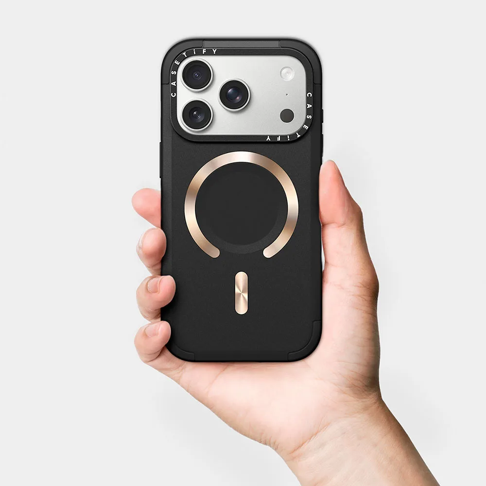 Casetify รุ่น Force Case - เคส iPhone 18 Pro Max - สี Black Gold 4 Casetify รุ่น Force Case - เคส iPhone 18 Pro Max - สี Black Gold - Image 4