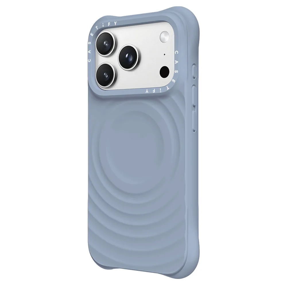 Casetify รุ่น Ripple Case - เคส iPhone 18 Pro / 17 Pro - สี Dusty Blue 2 Casetify รุ่น Ripple Case - เคส iPhone 18 Pro / 17 Pro - สี Dusty Blue - Image 2