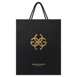 [สินค้าสมนาคุณ] Golden Concept Luxury Paper Bag - Black
