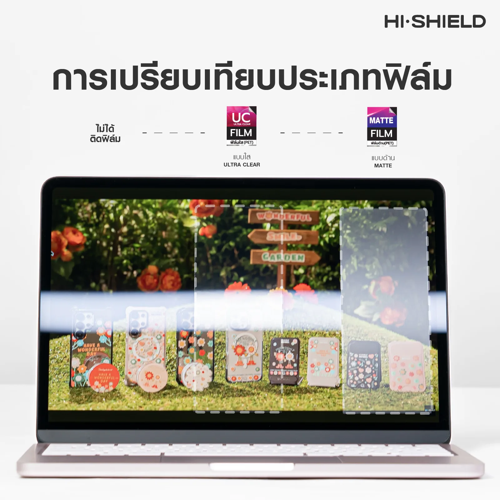 Hishield รุ่น Ultra Clear PET - ฟิล์มหน้าจอกันรอย Macbook Neo 13" - Image 6