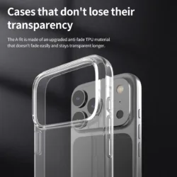Araree รุ่น A Fit - เคส iPhone 18 Pro Max / 17 Pro Max - สี Clear 13 Araree รุ่น A Fit - เคส iPhone 18 Pro Max / 17 Pro Max - สี Clear