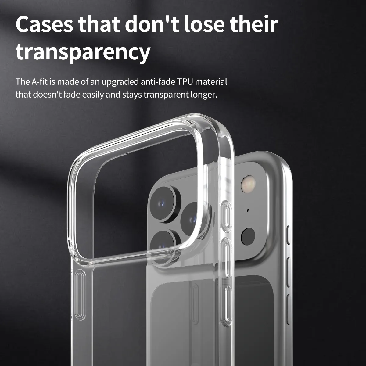 Araree รุ่น A Fit - เคส iPhone 18 Pro Max / 17 Pro Max - สี Clear 3 Araree รุ่น A Fit - เคส iPhone 18 Pro Max / 17 Pro Max - สี Clear - Image 3