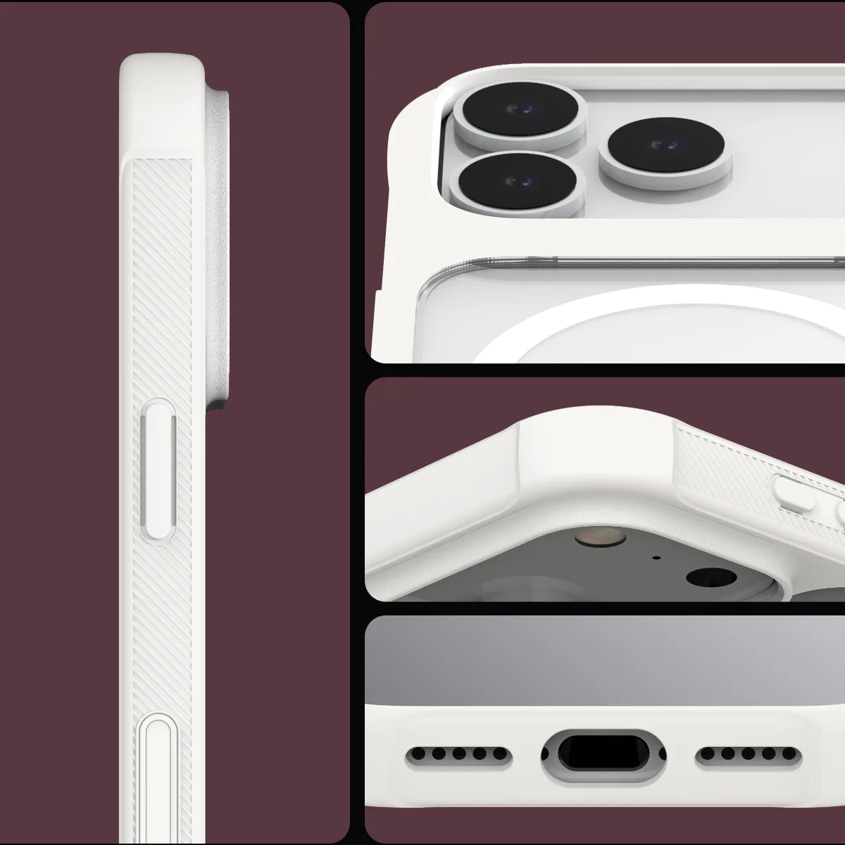 Araree รุ่น DUPLE M ARMOR - เคส iPhone 18 Pro Max / 17 Pro Max - สี White 9 Araree รุ่น DUPLE M ARMOR - เคส iPhone 18 Pro Max / 17 Pro Max - สี White - Image 9
