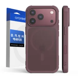 Araree รุ่น DUPLE M ARMOR - เคส iPhone 18 Pro / 17 Pro - สี Burgundy