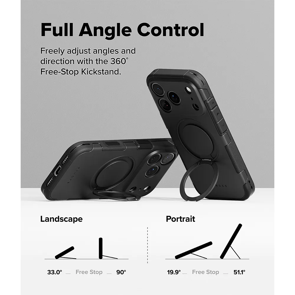 Ringke รุ่น ALLES - เคส iPhone 18 Pro / 17 Pro - สี Black 12 Ringke รุ่น ALLES - เคส iPhone 18 Pro / 17 Pro - สี Black - Image 12