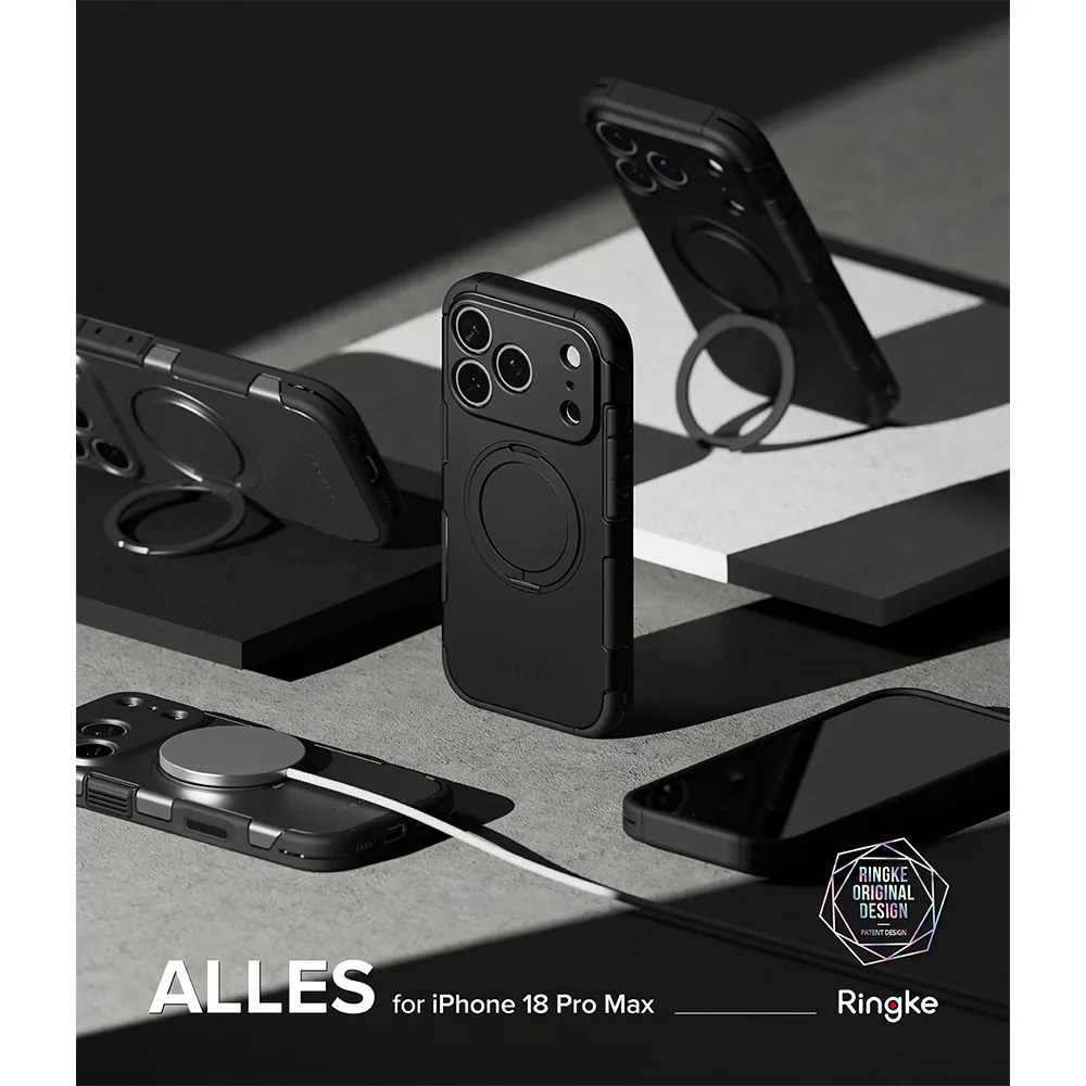 Ringke รุ่น ALLES - เคส iPhone 18 Pro / 17 Pro - สี Black 6 Ringke รุ่น ALLES - เคส iPhone 18 Pro / 17 Pro - สี Black - Image 6